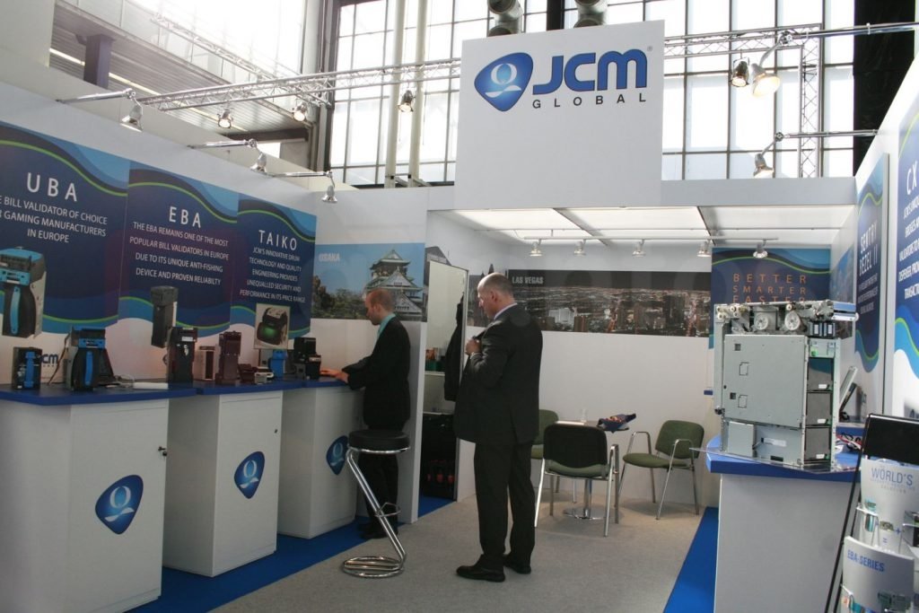 Stand expozitional JCM Global | standuri-expozitionale