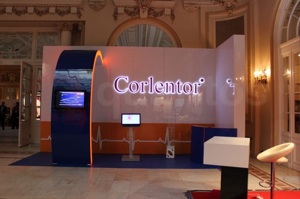 Stand expozitional Servier & Corlentor | standuri-expozitionale