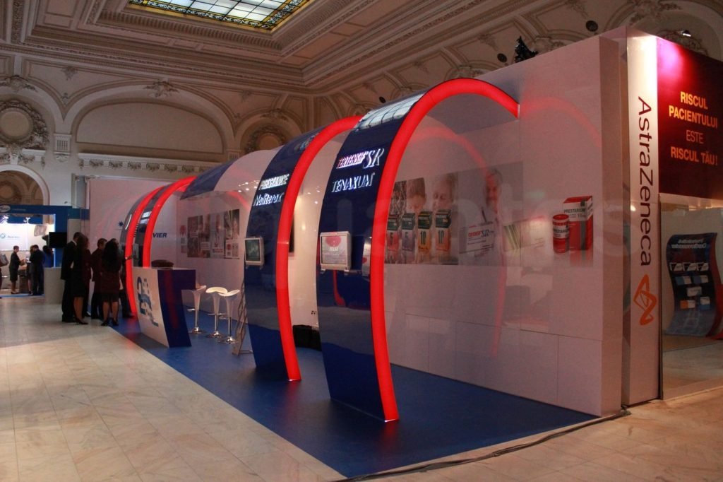 Stand expozitional Servier & Corlentor | standuri-expozitionale