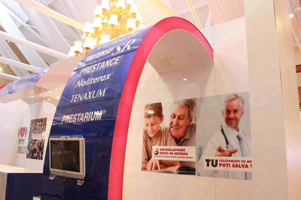 Stand expozitional Servier | standuri-expozitionale