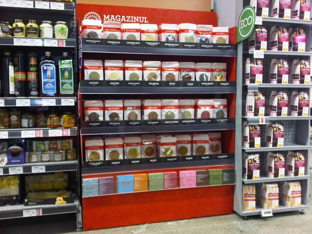 Stand de expunere Magazinul de Mirodenii | standuri-de-expunere